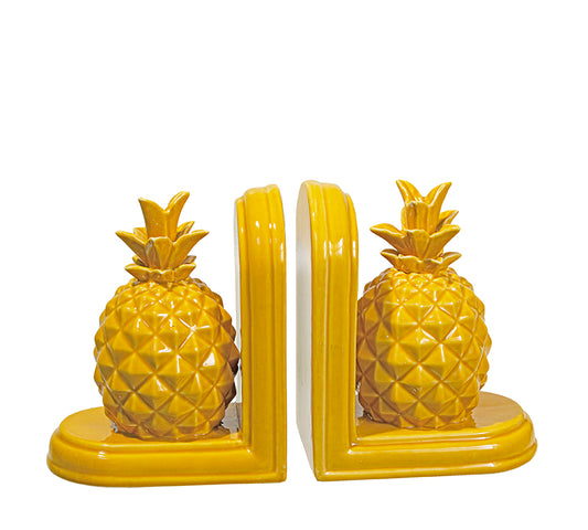 Βιβλιοστάτης σχ.Ανανάς, κιτρινο χρ.,30x18cm