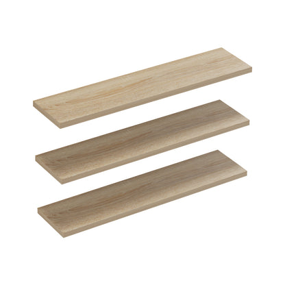Ραφιέρα τοίχου Divar pakoworld sonoma 60x14.5x1.8εκ