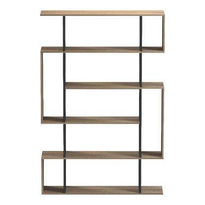 Βιβλιοθήκη Mito pakoworld sonoma-ανθρακί 108.5x25x161εκ