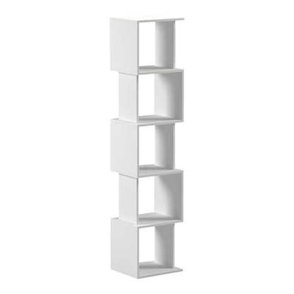 Βιβλιοθήκη Cubik pakoworld λευκό 35x30x161εκ