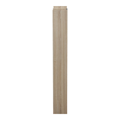 Βιβλιοθήκη Corpus pakoworld sonoma - ανθρακί 61x22x162εκ