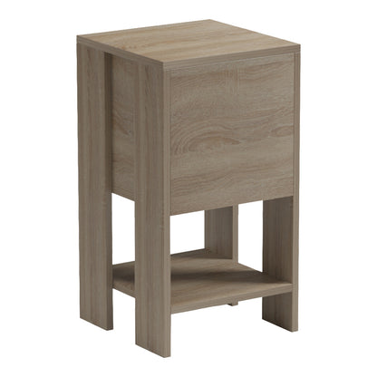 Κομοδίνο Reppo pakoworld sonoma 30x30x55εκ