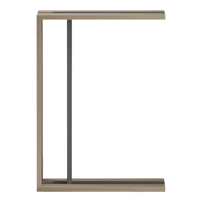 Βοηθητικό τραπέζι Muju pakoworld sonoma- ανθρακί  30x40x55εκ