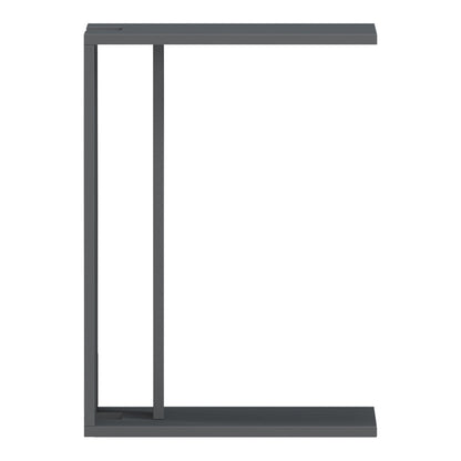 Βοηθητικό τραπέζι Muju pakoworld ανθρακί  30x40x55εκ