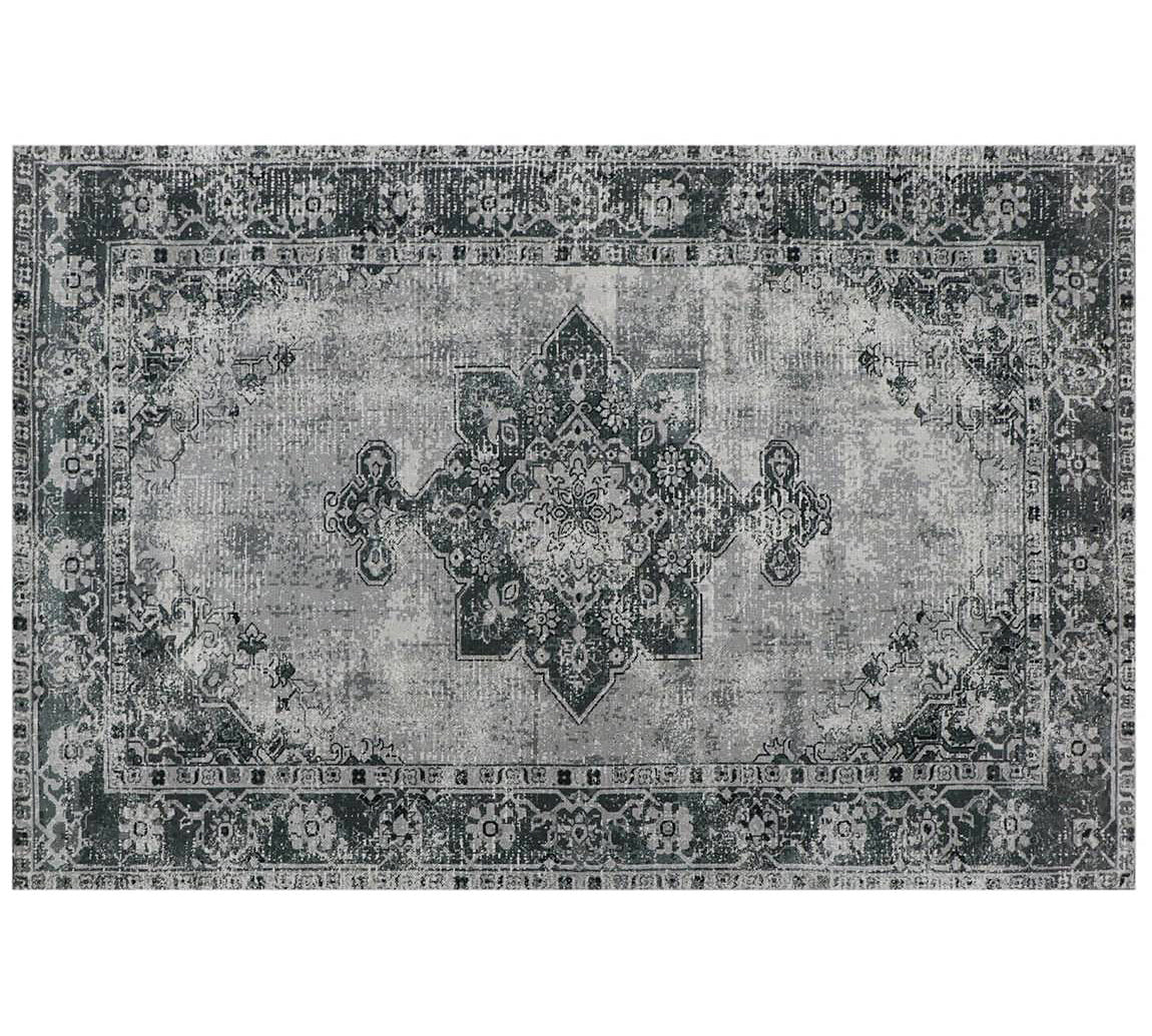 Χαλί με υπόστρωμα, σχ."Balouch", γκρίζο χρ.,120x180cm