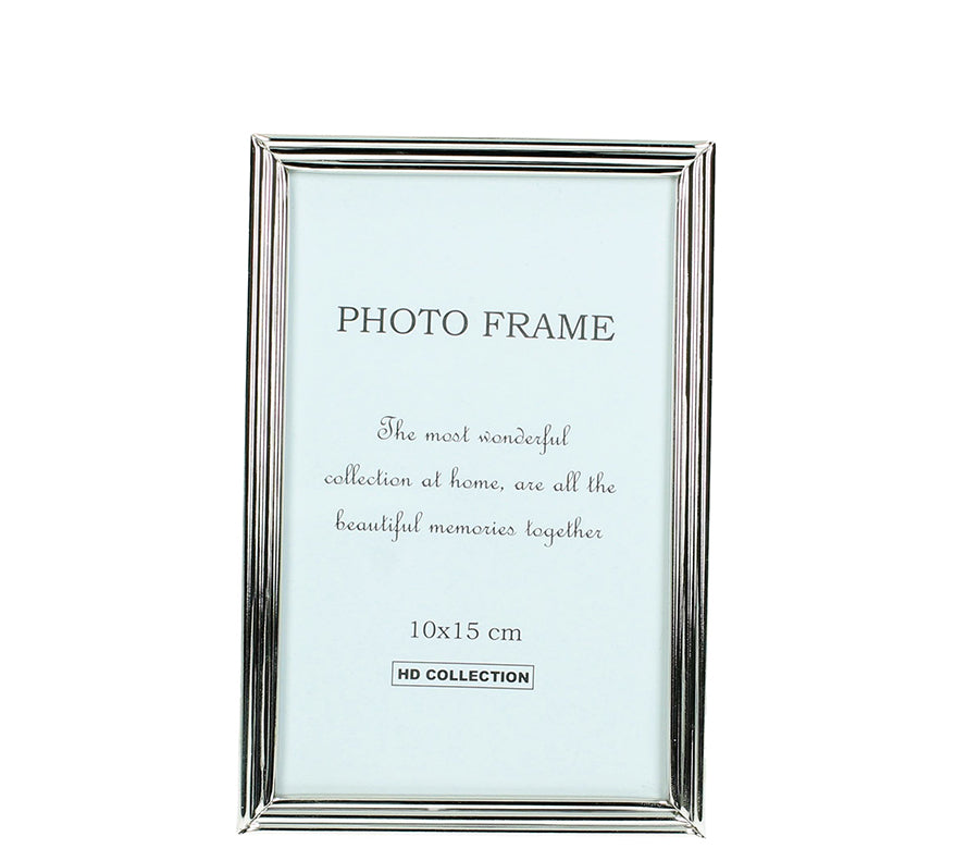 Φωτογραφοθήκη με κορνίζα νίκελ, 10x15cm