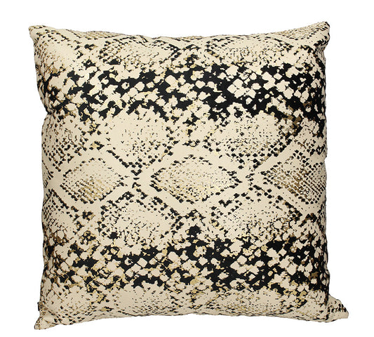 Μαξιλάρι σχ.φίδι σε εκρού χρ.,50x50cm