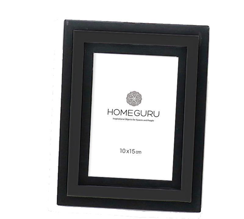 Φωτ/θήκη με μαύρη ξύλινη κορνίζα,10x15cm