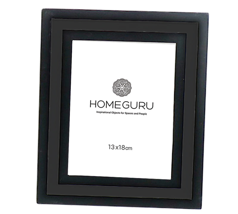 Φωτ/θήκη με μαύρη ξύλινη κορνίζα,13x18cm