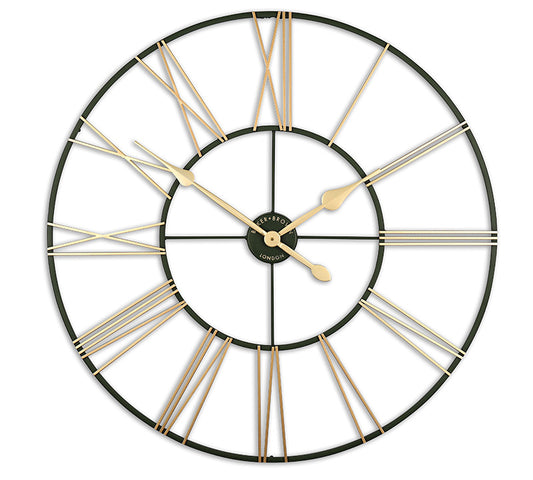 Ρολόι τοίχου "Big Ben", λαδί/χρυσό,80cm