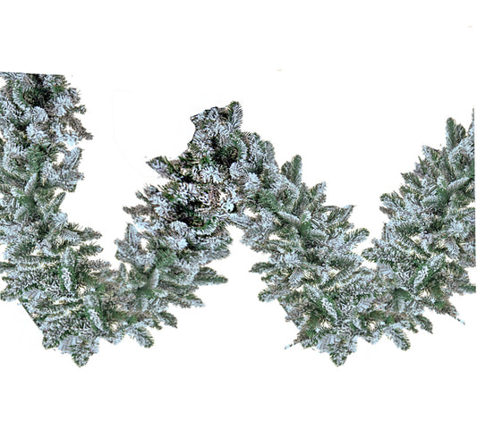 Χιονισμένη γιρλαντα montana 180cm