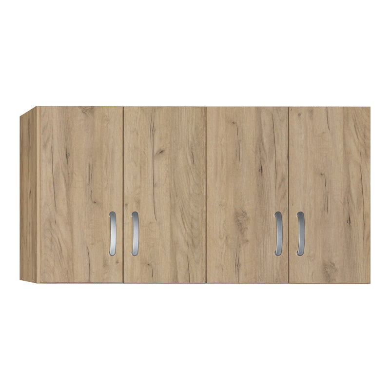 Πατάρι ντουλάπας Zelia pakoworld τετράφυλλο σε oak απόχρωση 120x42x60εκ