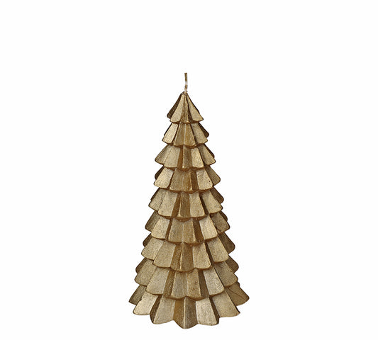 Κερί έλατο χρυσό, 10x20cm