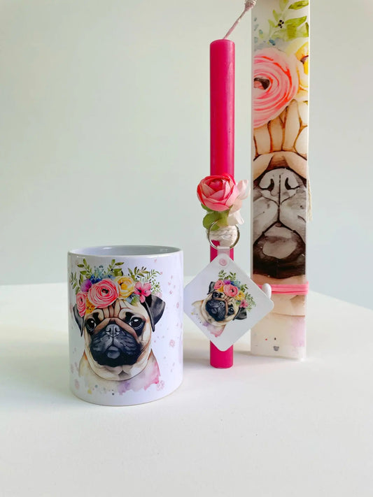 ΧΕΙΡΟΠΟΙΗΤΗ ΑΡΩΜΑΤΙΚΗ ΛΑΜΠΑΔΑ ΠΑΓΚ ΖΩΓΡΑΦΙΑ ΜΕ ΚΟΥΠΑ - PASKAT0025