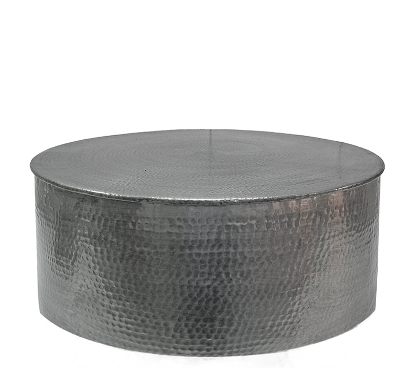 Σφυρήλατο Coffee table αλουμίνο μολυβί,90x37cm