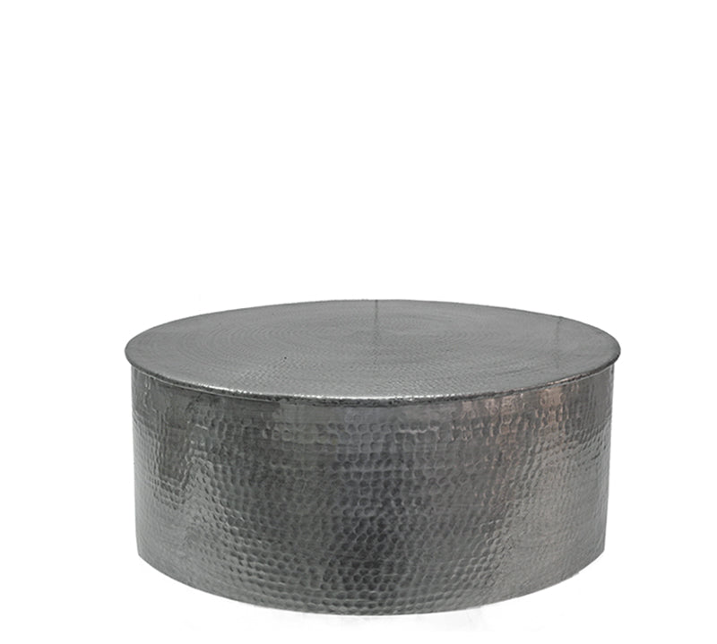 Σφυρήλατο Coffee table αλουμίνο, μολυβί, 75x31cm