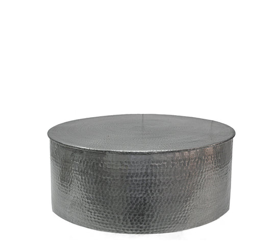 Σφυρήλατο Coffee table αλουμίνο, μολυβί, 75x31cm