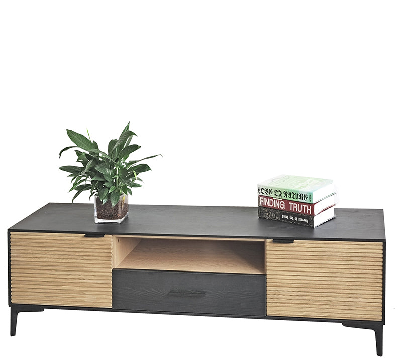 Επιλπλο T.V με 2 πόρτες, ράφι και συρτάρι,154CM