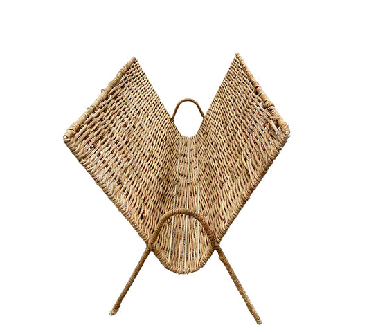 Θήκη για περιοδικά Rattan,24x47x30cm