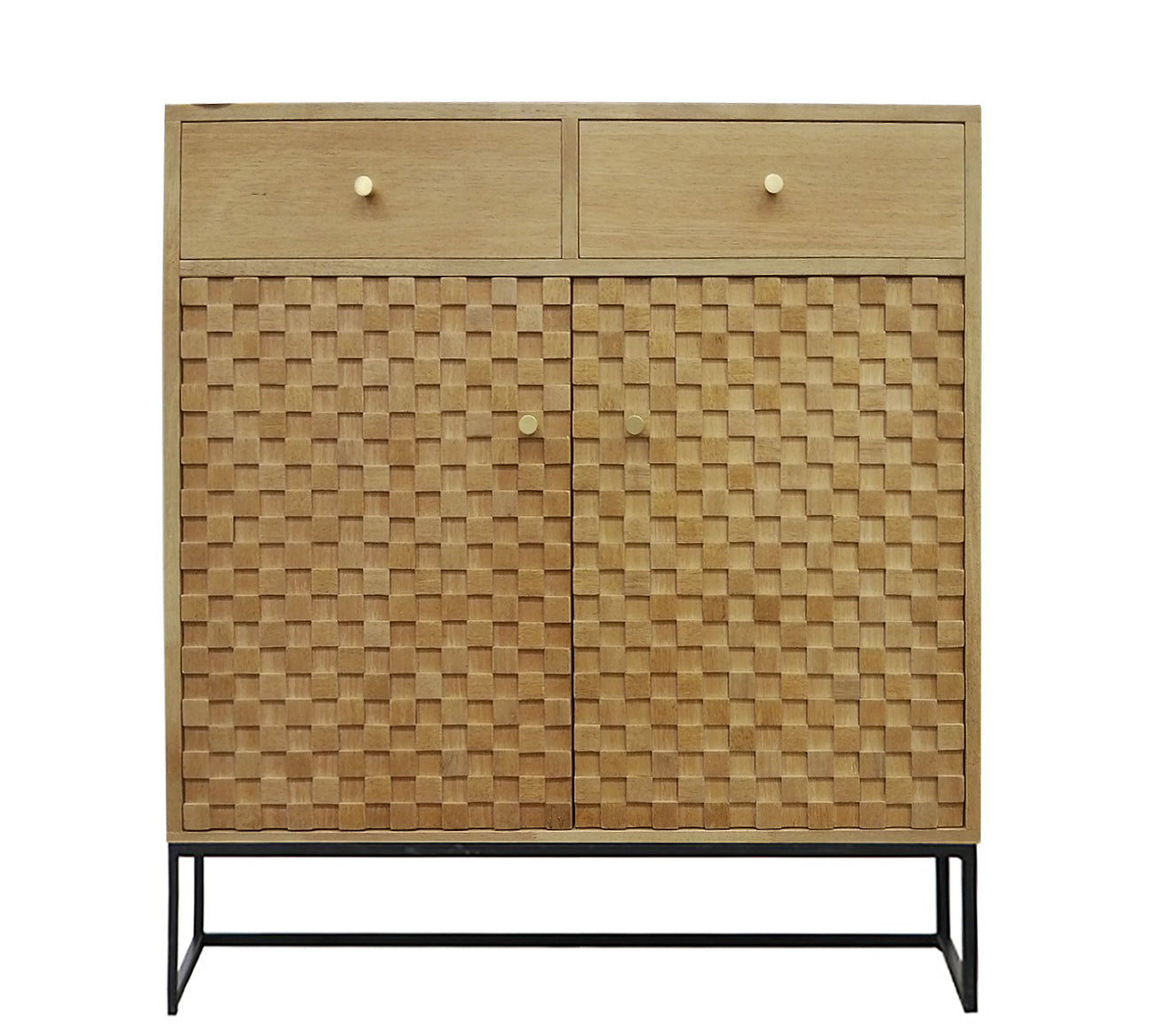 Ερμάριο 2 συρτάρια+2 πορτάκια, 79.5x40x89cm