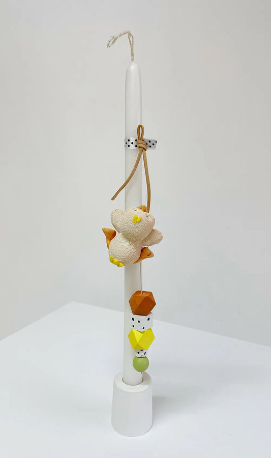 ΧΕΙΡΟΠΟΙΗΤΗ ΑΡΩΜΑΤΙΚΗ ΛΑΜΠΑΔΑ ΠΑΠΑΚΙ ΚΙΤΡΙΝΟ MANAKOU - ΠΑΣΧ26-Π08-02