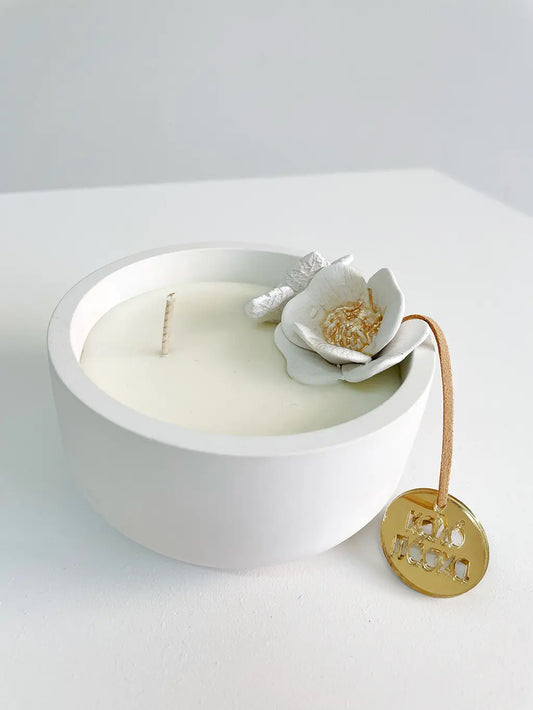 ΕΠΙΤΡΑΠΕΖΙΟ ΚΕΡΙ ΜΕΓΑΛΟ ΛΟΥΛΟΥΔΙΑ ΛΕΥΚΟ MANAKOU - ΠΑΣΧ26-Λ07-03