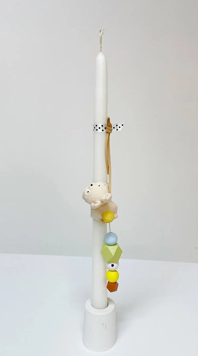 ΧΕΙΡΟΠΟΙΗΤΗ ΑΡΩΜΑΤΙΚΗ ΛΑΜΠΑΔΑ ΛΑΓΟΥΔΑΚΙ ΚΙΤΡΙΝΟ MANAKOU - ΠΑΣΧ26-Π09-06