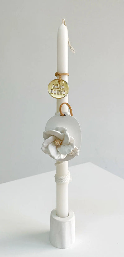 ΧΕΙΡΟΠΟΙΗΤΗ ΑΡΩΜΑΤΙΚΗ ΛΑΜΠΑΔΑ ΜΕ ΛΟΥΛΟΥΔΙΑ MANAKOU - ΠΑΣΧ26-Λ09-08