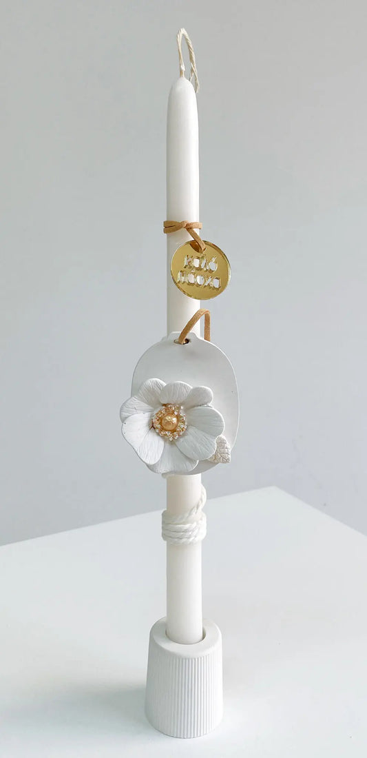 ΧΕΙΡΟΠΟΙΗΤΗ ΑΡΩΜΑΤΙΚΗ ΛΑΜΠΑΔΑ ΜΕ ΛΟΥΛΟΥΔΙΑ MANAKOU - ΠΑΣΧ26-Λ09-10