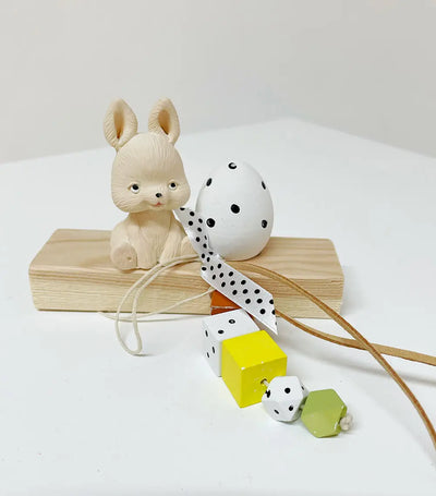 ΔΙΑΚΟΣΜΗΤΙΚΟ ΛΑΓΟΥΔΑΚΙ ΓΑΛΑΖΙΟ MANAKOU - ΠΑΣΧ26-Π05-41