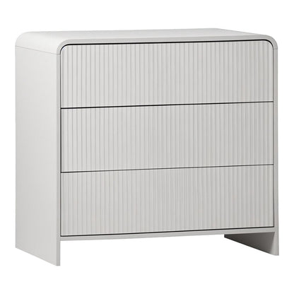 Συρταριέρα Zeplen pakoworld MDF σε λευκή απόχρωση 80x40x75εκ
