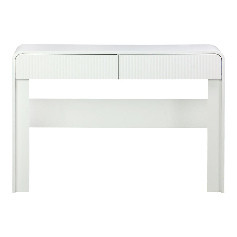 Κονσόλα Zeplen pakoworld λευκό mdf 110x38x75εκ