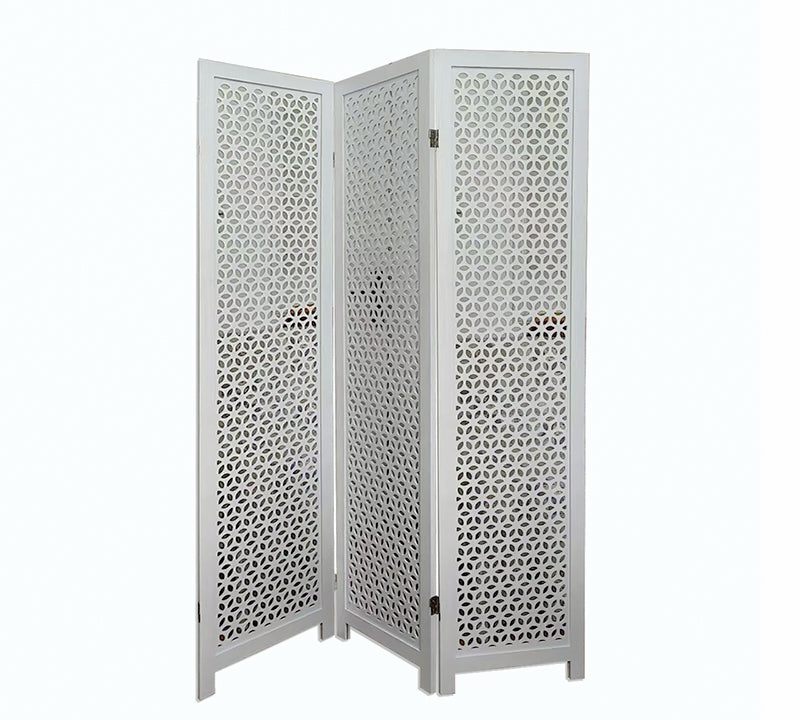 Ξυλινo παραβάν Μαροκινό μοτίβο (3 φύλλα),165cm