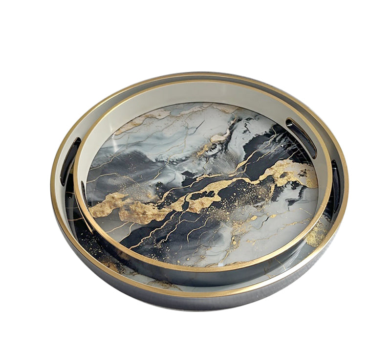 Σ/2 Στρογγυλοί δίσκοι "Marble" 34.5/40cm