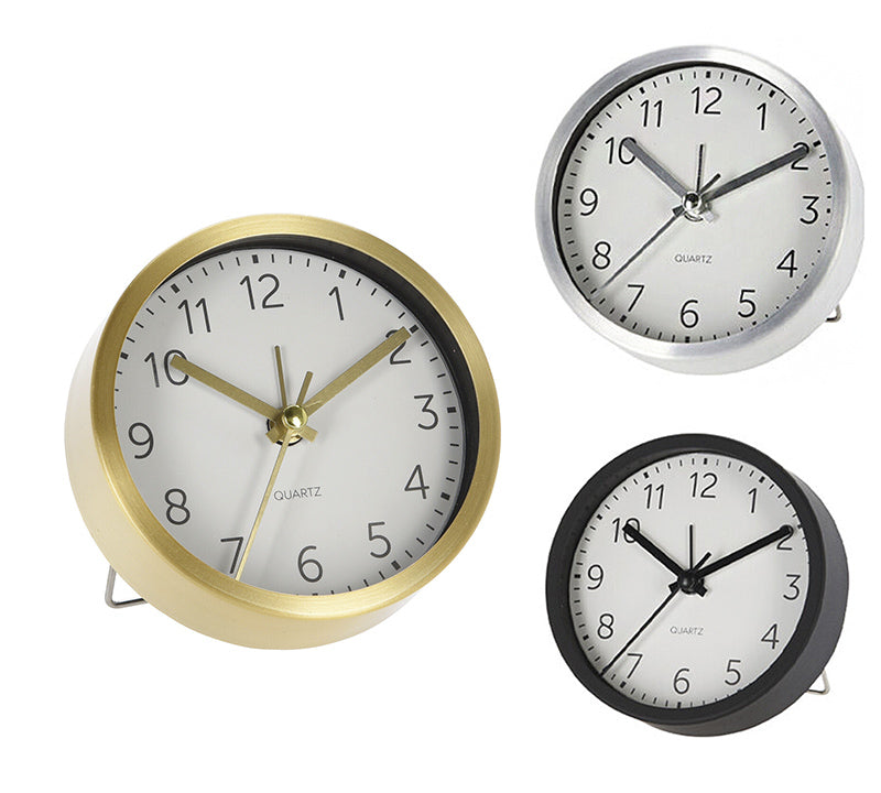 Επιτραπέζιο ρολόι με ξυπνητήρι σε 3χρμ.,9cm