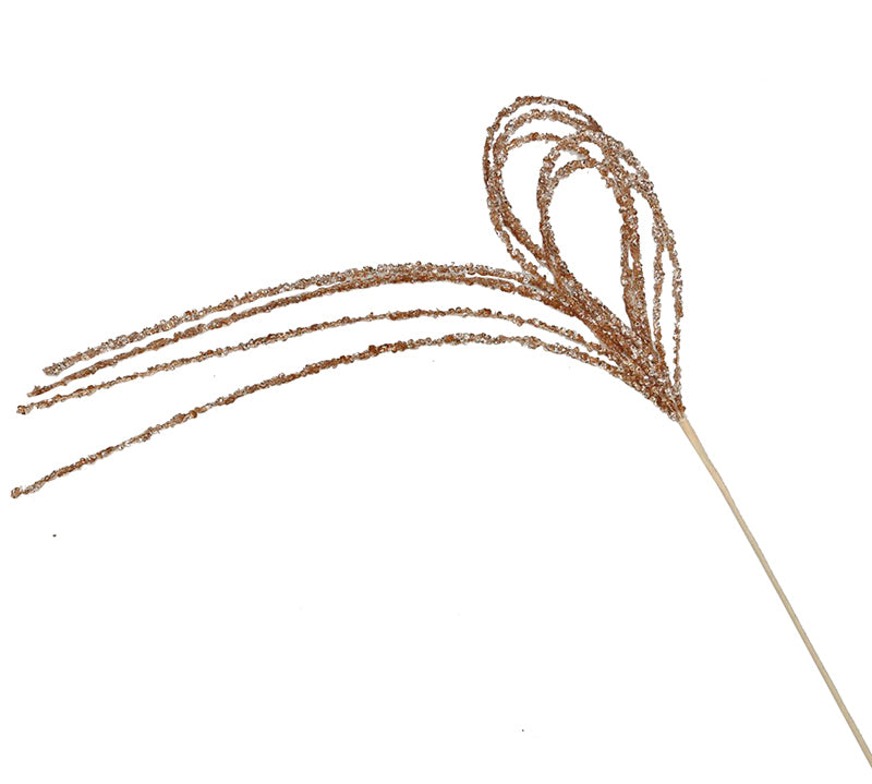 Beaded bow spray Rose/Gold,90cm