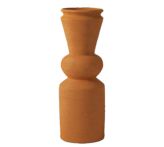 Χειροποίητο βάζο terracotta 'Forms" 15x44cm