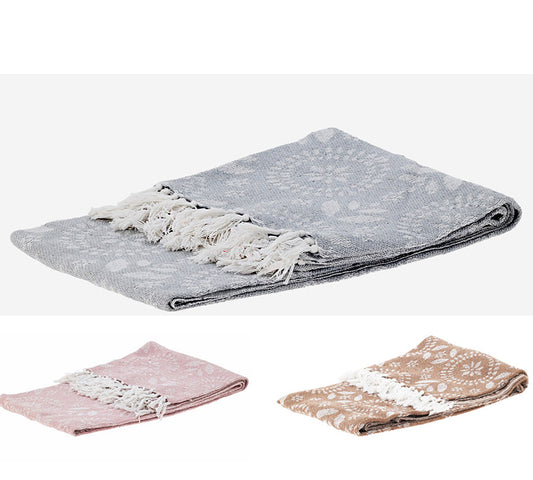 Ριχτάρι "Flower" σε 3 χρώματα,160x130cm