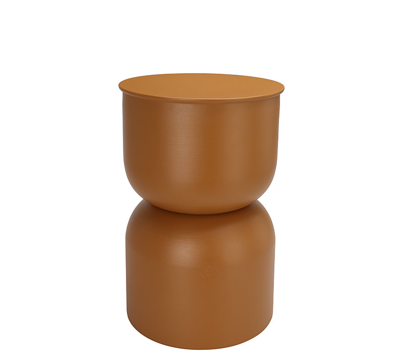 Side table "U" σε εκάι χρώμα διαμ.31cmx46cm