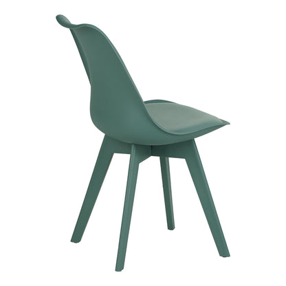 Καρέκλα Gaston I pakoworld PP-PU σε μέντα απόχρωση 48.5x53.5x81.5εκ