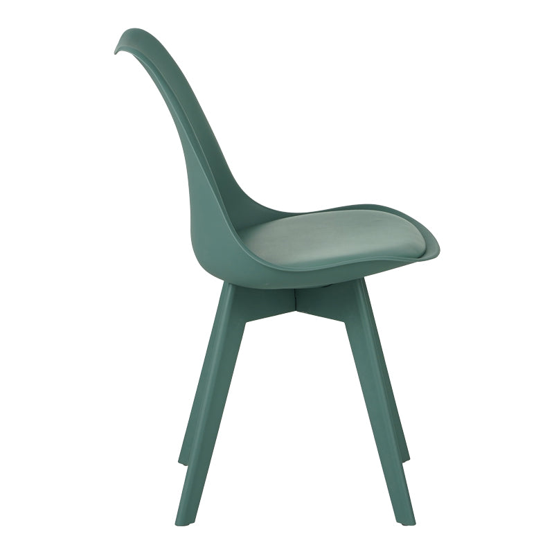 Καρέκλα Gaston I pakoworld PP-PU σε μέντα απόχρωση 48.5x53.5x81.5εκ