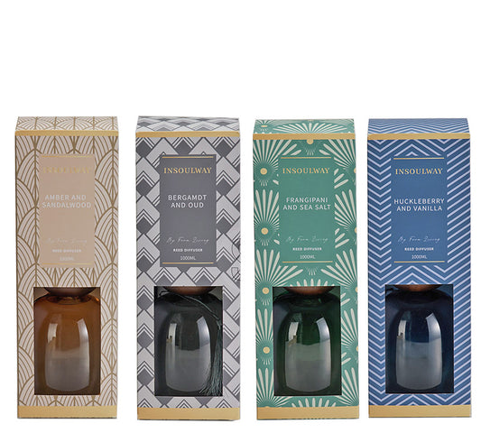 Αρωμ. Έλαιο 1000ml σε 4 αρώματα & χρώματα