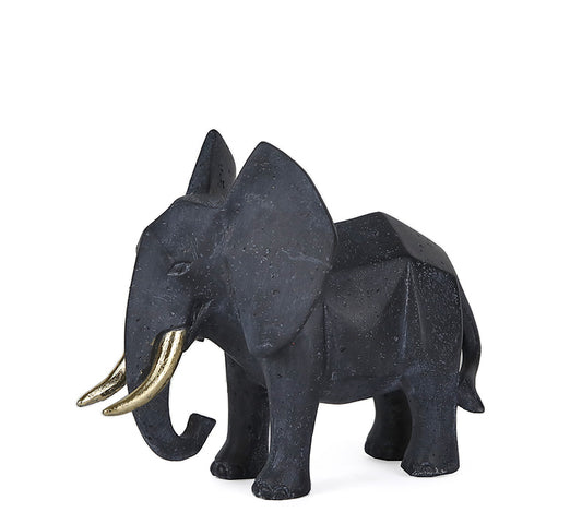 Διακοσμητικός ελέφαντας μαύρο χρ.,17,5cm