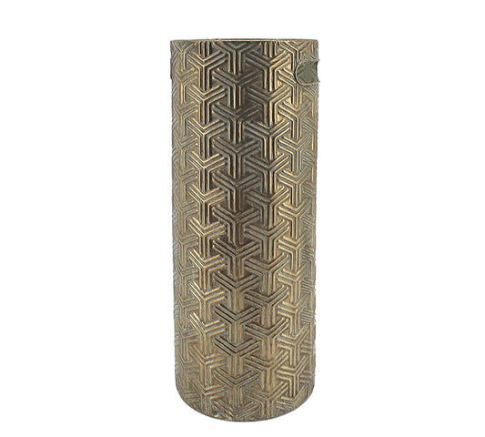 Μεταλλική ομπρελοθήκη σχ.art deco χρυση 50cm