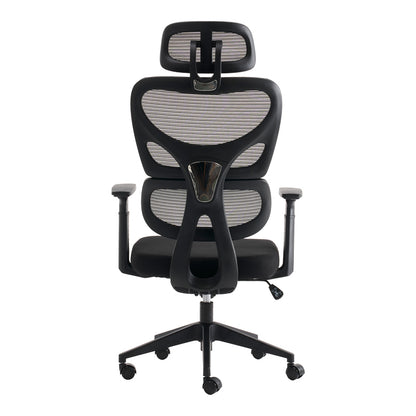 Καρέκλα γραφείου διευθυντή Cadrey pakoworld mesh μαύρο 67x64x120-128εκ