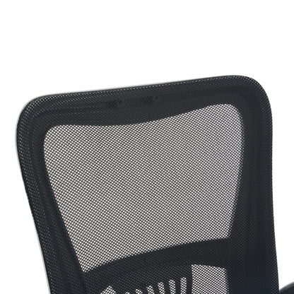 Καρέκλα γραφείου εργασίας Annalise pakoworld μαύρο mesh 57x53x100εκ