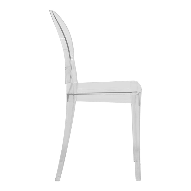 Καρέκλα Narova pakoworld διάφανο PC 40x45x92εκ