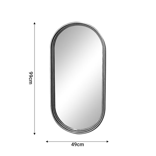 Καθρέπτης Olympon Inart χρυσό μέταλλο 49x5x99εκ
