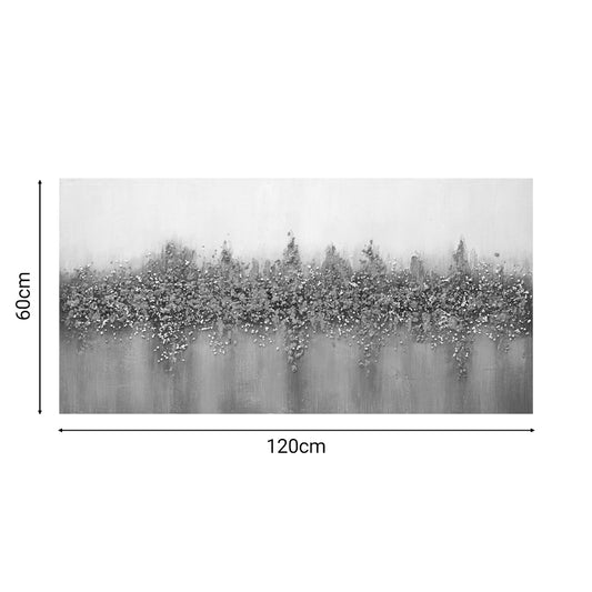 Πίνακας σε καμβά Goldy 3D Inart 120x3x60εκ