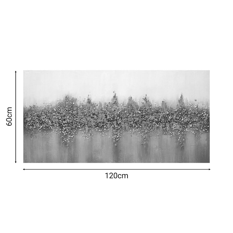 Πίνακας σε καμβά Goldy 3D Inart 120x3x60εκ